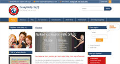 Desktop Screenshot of essayhelp247.com